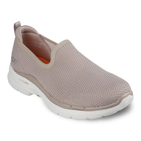 Skechers GOwalk 6 Clear Virtue Women's Slip-On Shoes – Natural (7 WIDE ...