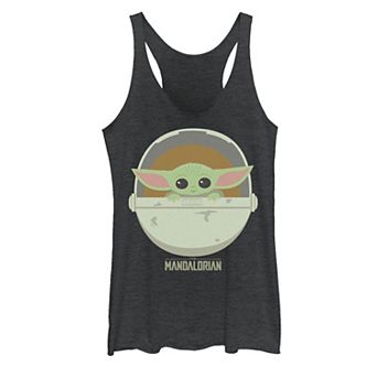 Juniors' Star Wars The Mandalorian The Child Bassinet Portrait Tank Top