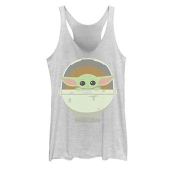 Juniors' Star Wars The Mandalorian The Child Bassinet Portrait Tank Top
