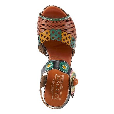 L'Artiste By Spring Step Jive Women's Leather Sandals