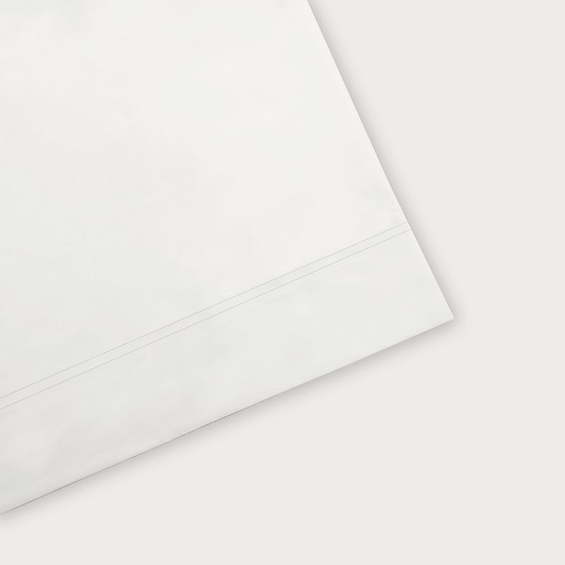 Twin 800 Thread Count Sateen Cotton Sheet Set Arctic White - Aireolux