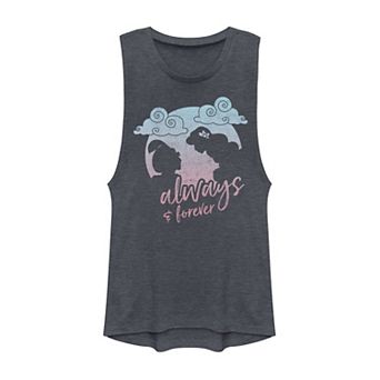 Juniors' Disney's Aladdin Always & Forever Muscle Tank Top