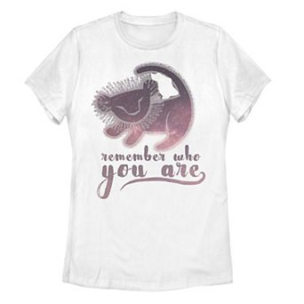 Juniors' Disney's Lion King Simba Remember Painting Graphic Tee