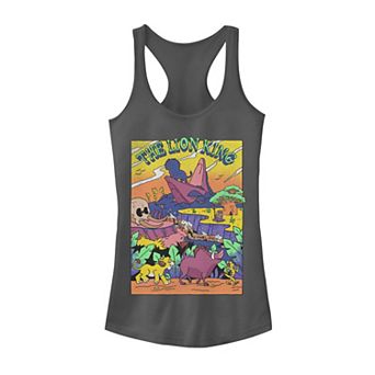 Juniors' Disney's Lion King Legend of Lion King Colorful Graphic Tank Top