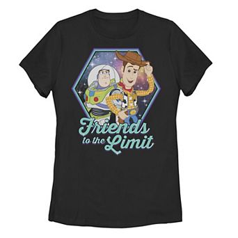 Disney / Pixar's Toy Story Buzz Lightyear And Woody Juniors' Friends To The Limit Graphic Tee