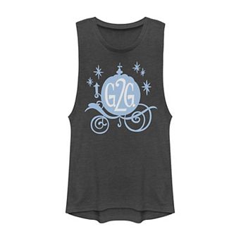 Juniors' Disney's Wreck It Ralph 2 Comfy Princess Cinderella G2G Muscle Tank Top