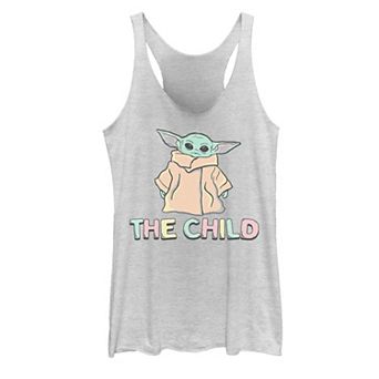 Juniors' Star Wars The Mandalorian The Child Magnet Letters Tank Top
