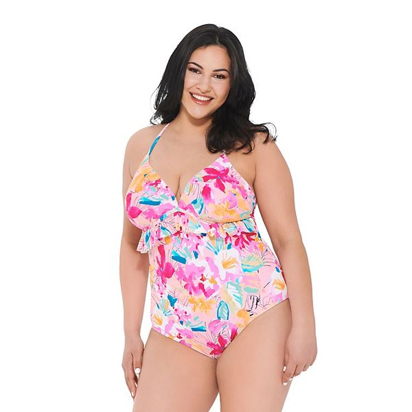 Kohls womens store plus swimsuits