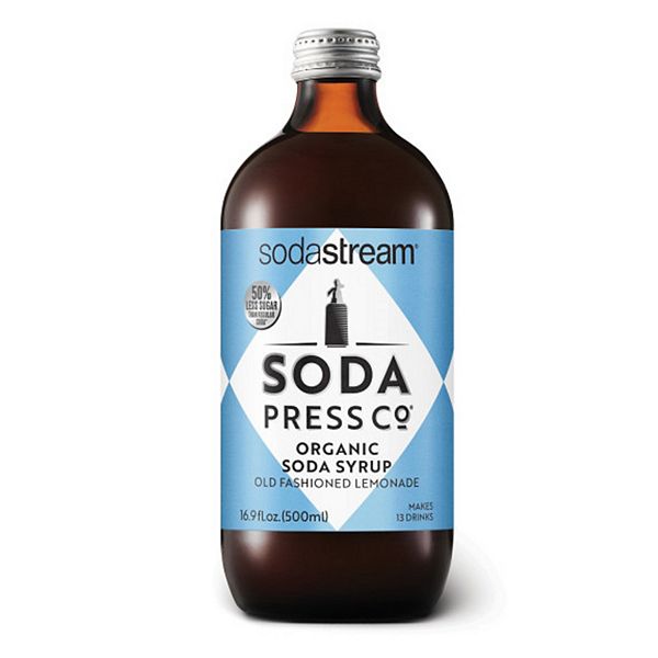 SodaStream Soda Press Co. Old Fashioned Lemonade Organic Soda Syrup