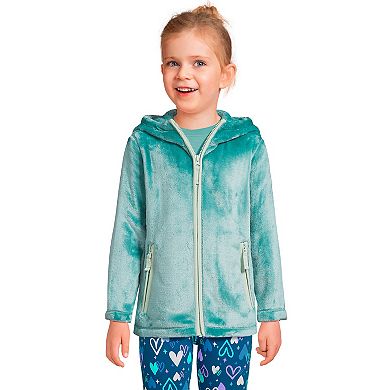 Girls 7-16 Lands' End Softest Fleece Hooded Jacket