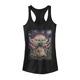 Juniors' Star Wars The Child Starry Night Tank Top