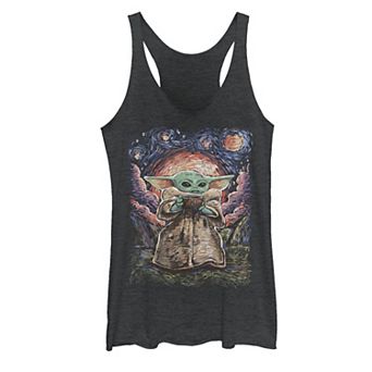 Juniors' Star Wars The Child Starry Night Tank Top