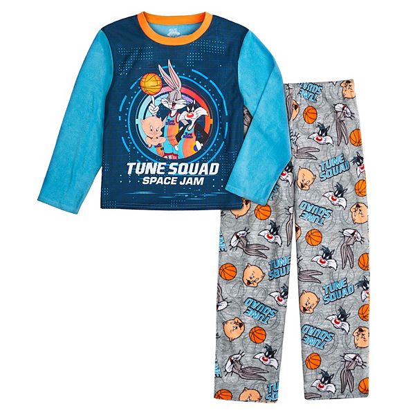 SPACE JAM A New Legacy 2-PC Fleece Pajamas Sleepwear Set Boys Sizes 4/5 -  10/12