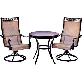 Hanover Accessories Monaco 3 pc Bistro Set