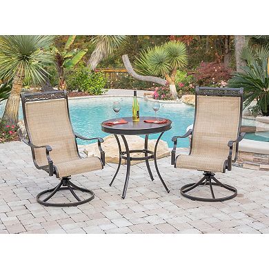 Hanover Accessories Monaco 3-Piece Bistro Set