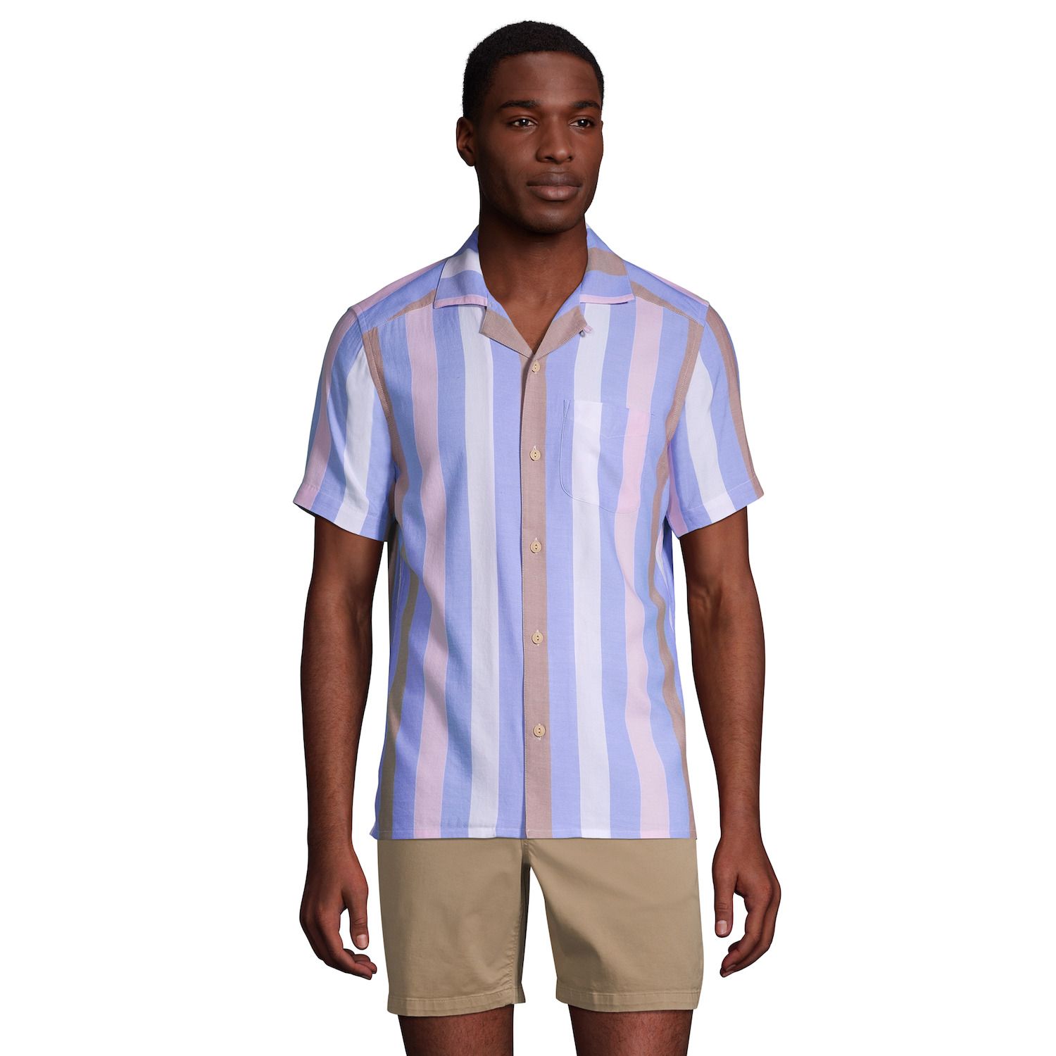 mens short sleeve button up hawaiian shirt