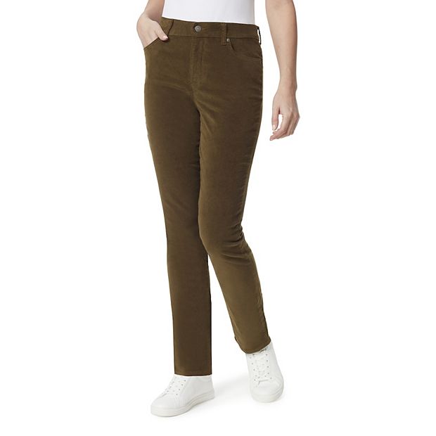 Trendy Gloria Vanderbilt Brown Cargo Capris 20W