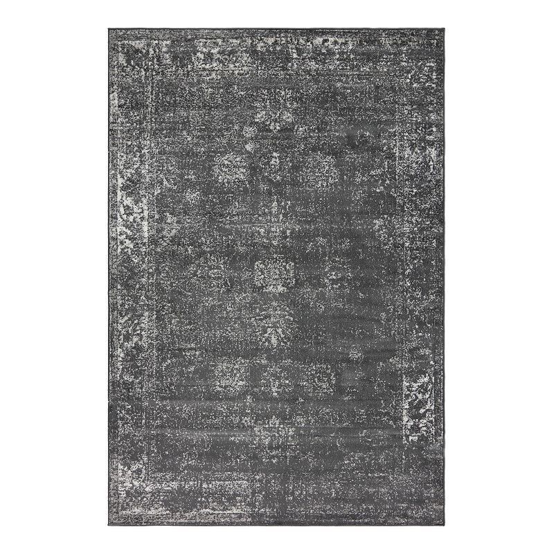 Unique Loom Casino Sofia Rug, Grey, 8Ft Sq