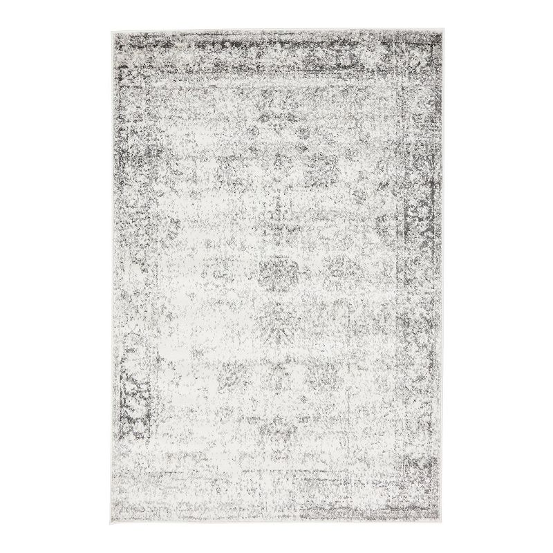 Unique Loom Casino Sofia Rug, Grey, 8Ft Sq