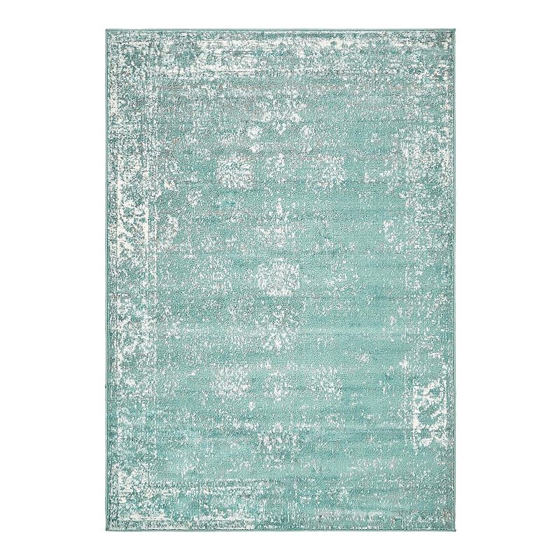 Unique Loom Casino Sofia Rug, Blue, 8X11 Ft