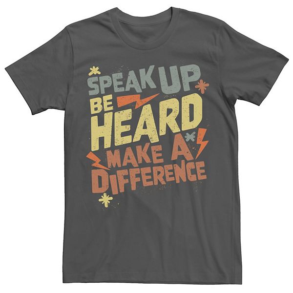 Men's Make A Difference Text Tee