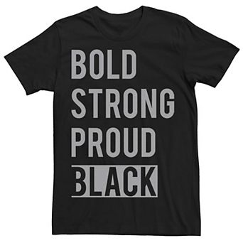 Men's Strong Proud Stack Text Tee