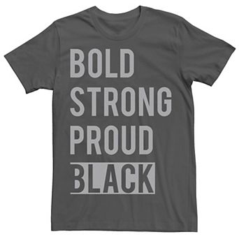 Men's Strong Proud Stack Text Tee