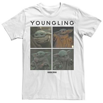 Men's Star Wars: The Mandalorian The Child Youngling Panels R13 Tee