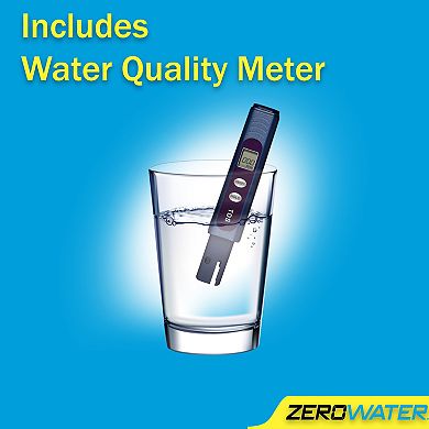 ZeroWater 12-Cup Ready Pour Water Filtration Pitcher
