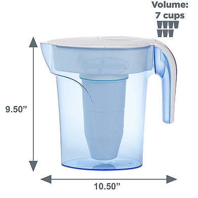 Culligan ZeroWater 7-Cup 5-stage Ready-Pour™ Pitcher