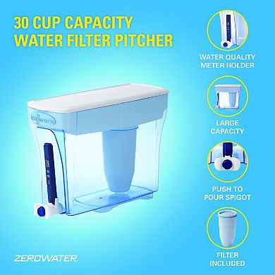 Culligan ZeroWater 30-Cup Ready-Pour™ 5-Stage Water Filtration Dispenser