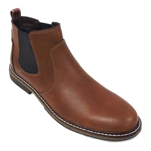 NIB SALE! Men's SONOMA Goods for Life Ensemble Chelsea Boots Shoes Congnac 
