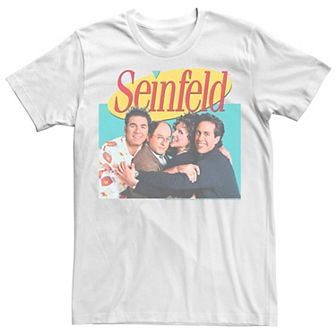 Men's Seinfeld Group Cast Logo Poster Tee