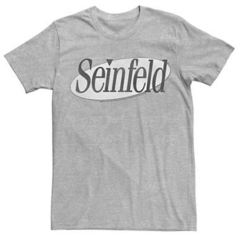 Men's Seinfeld Black And White Original Logo Tee