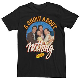 Men's Seinfeld A Show About Nothing Circle Portrait Tee