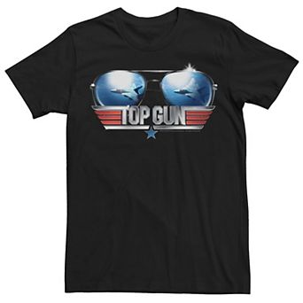 Men's Top Gun Aviator Sunglasses Reflection Tee