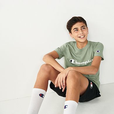 Kids 7-20 Champion Signature Script Tee