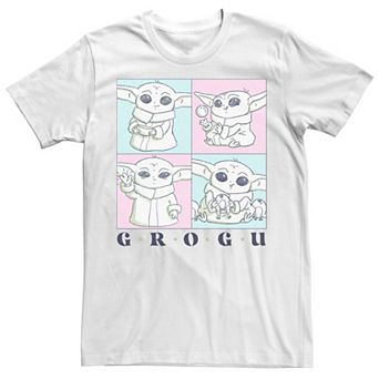 Men's Star Wars: The Mandalorian Grogu Cute Pastel Box Up Tee
