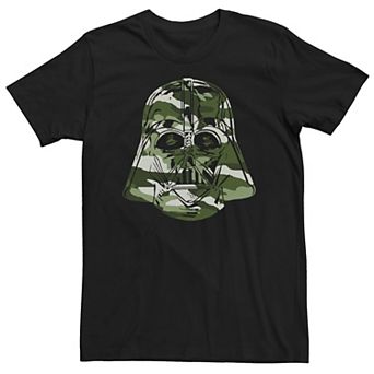 Men's Star Wars Camo Vader Big Face Tee
