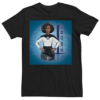 Men's Marvel WandaVision Sword Poster Tee