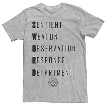 Men's Marvel WandaVision Sword Acronym Text Tee