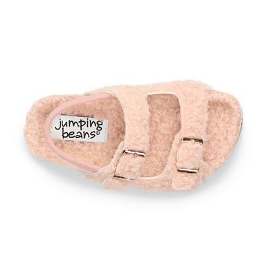 Jumping Beans® Magnetizing Toddler Girls' Faux-Fur Slide Sandals