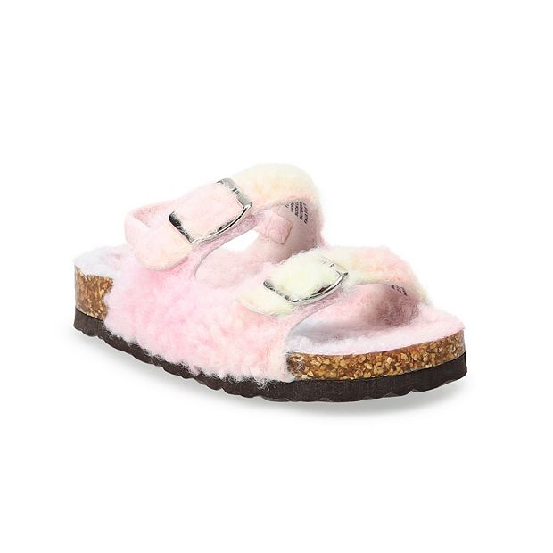 Baby fur slide online sandals