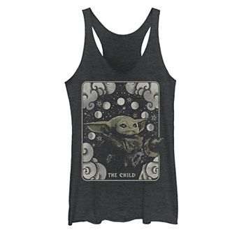 Juniors' Star Wars The Child Galaxy Card Graphic Tank Top