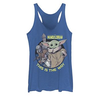 Juniors' Star Wars The Mandalorian Child Group Shot This Is The Way Graphic Tank Top