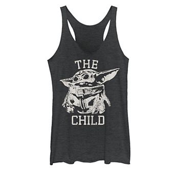 Juniors' Star Wars The Mandalorian Child Varsity Tank Top