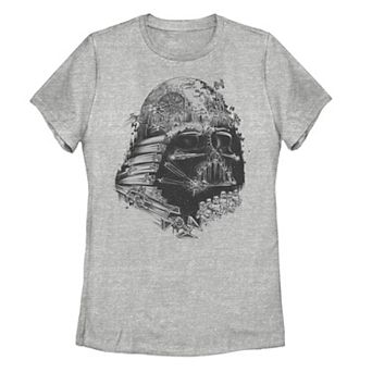 Juniors Star Wars Darth Vader Build The Empire Tee