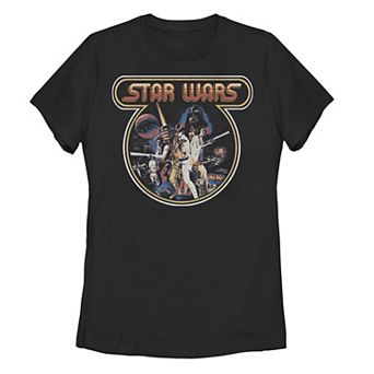 Juniors Star Wars Vintage Pop Poster Tee