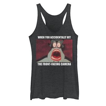 Disney's The Little Mermaid Ursula Front-Facing Camera Meme Juniors' Tank Top