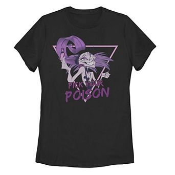 Disney's The Emperor's New Groove Yzma Juniors' Pick Your Poison Portrait Tee